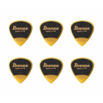Ibanez extra heavy PPA16XSG-YE sand grip wizard Blister plettri 6pz yellow