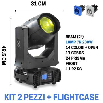 Centolight Spire X23 (KIT 2PZ + FLIGHTCASE) Centolight Spire X23 (KIT 2PZ + FLIGHTCASE)