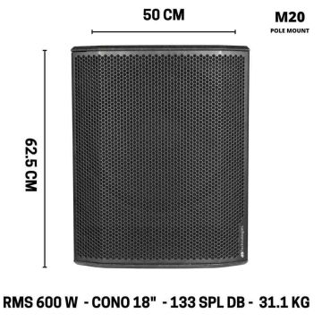 DB Technologies SUB 618 subwoofer attivo