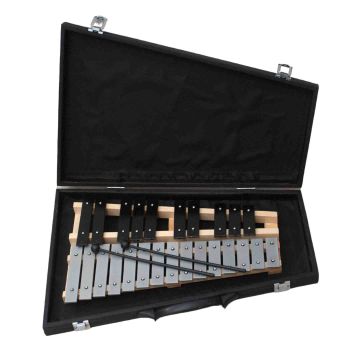 Metallofono Comet 25 piastre cromatico con custodia