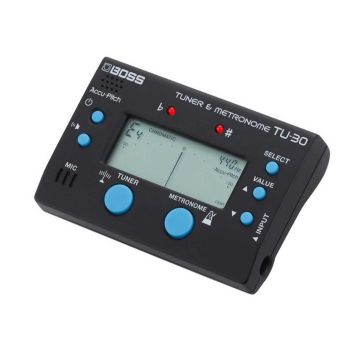 Boss TU30 metronomo e accordatore cromatico digitale nero Boss TU30 metronomo e accordatore cromatico digitale nero