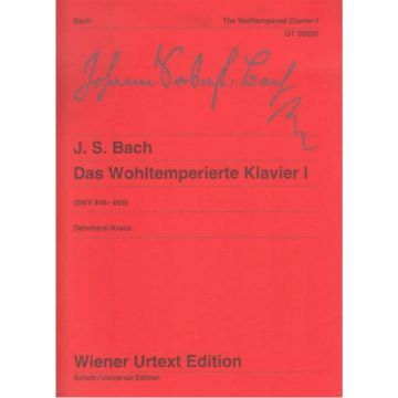Bach Il Clavicembalo Ben Temperato 1 ed. Wiener Urtext