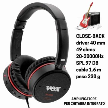 Cuffia Vox VGH-ROCK 49Ohm