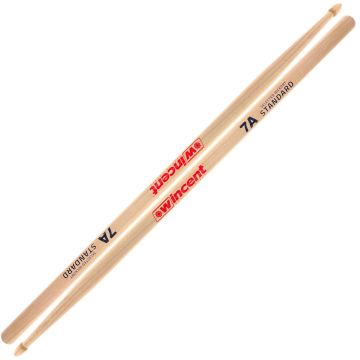Wincent 7A Standard Hickory Natural Bacchette Batteria Paio