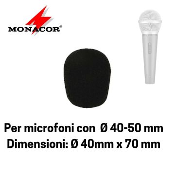 Antivento Monacor WS-3 - 40x70mm 