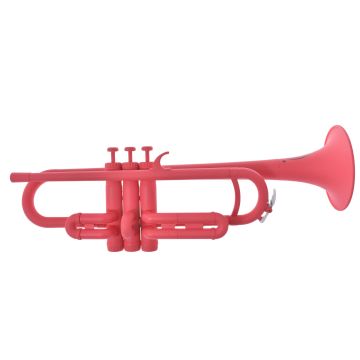 Tromba Sib plastica ZO con bocchino in plastica e borsa ROSA OPACA